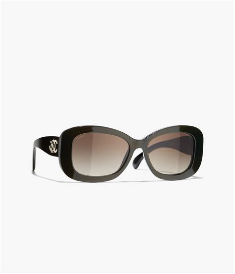 chanel rectangle sunglasses|rectangle sunglasses with side lenses.